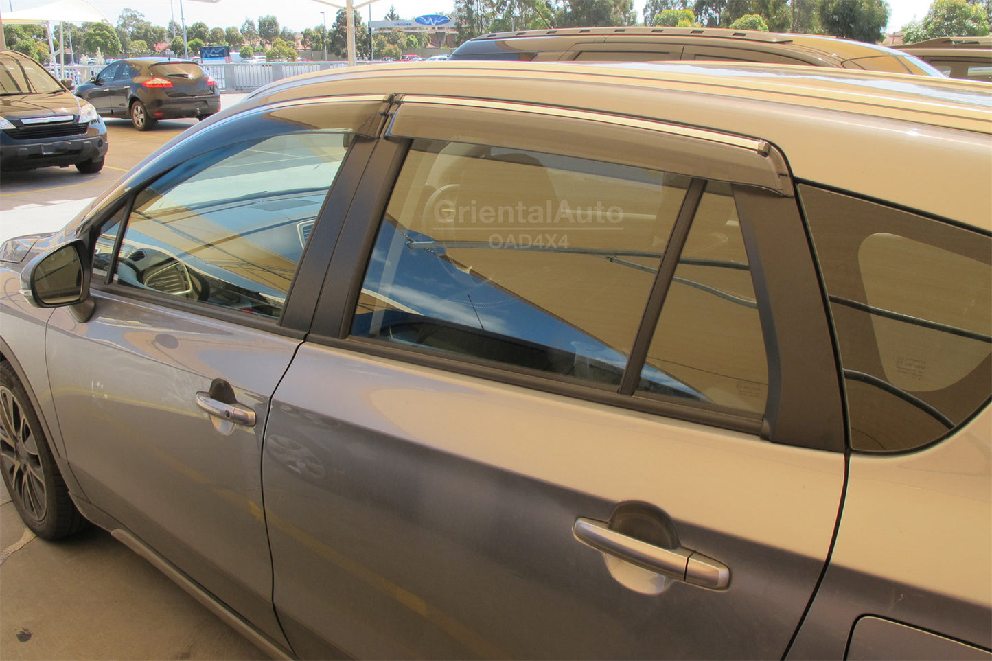 Injection Chrome Weathershields For Suzuki S-Cross JY Series 2013-2022 Weather Shields Window Visor