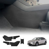 Centre Console Side Kick Protector Mats for Tesla Model Y L 6 Seats 2026-Onwards