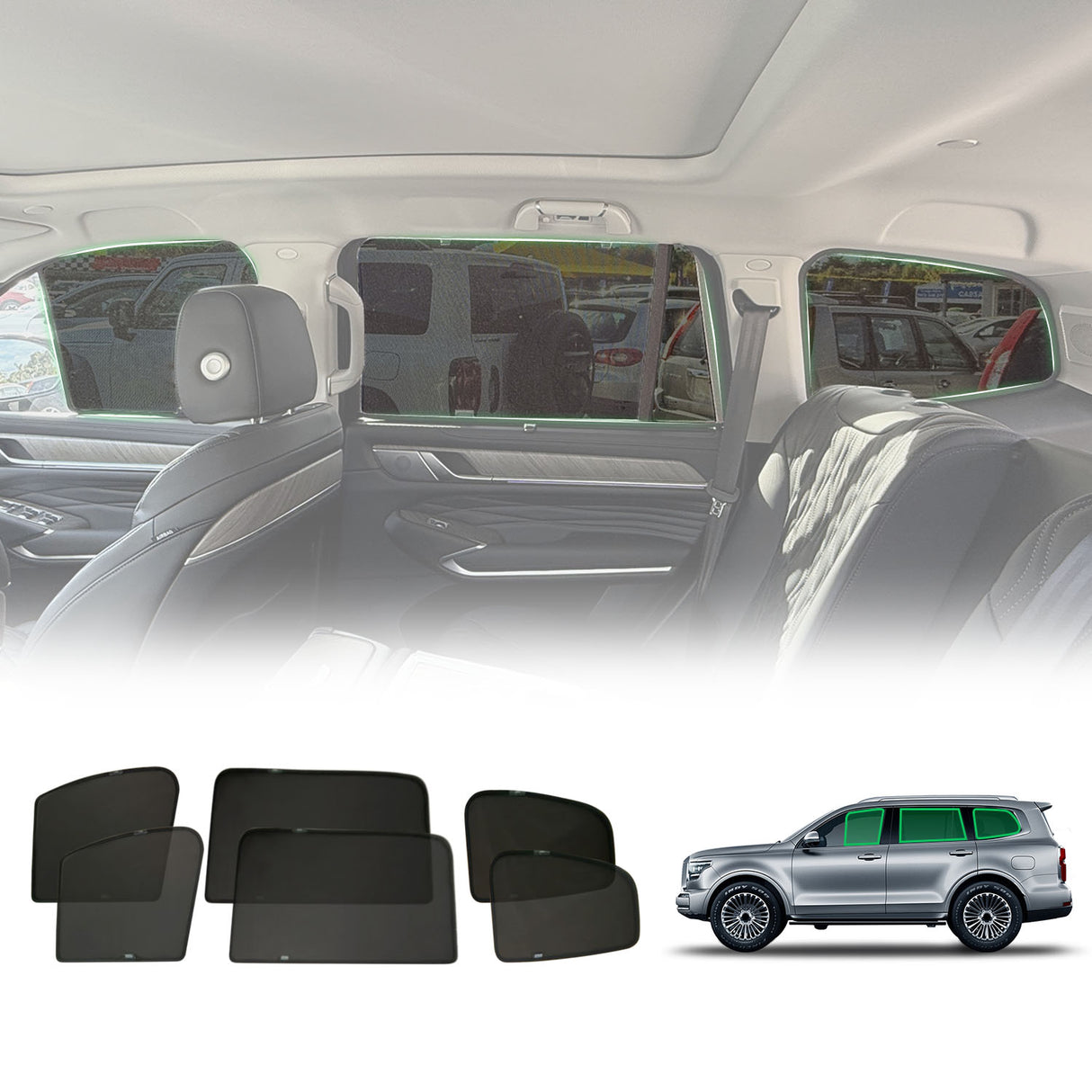 Magnetic Window Sun Shade for GWM Tank 500 Tank500 2024-Onwards