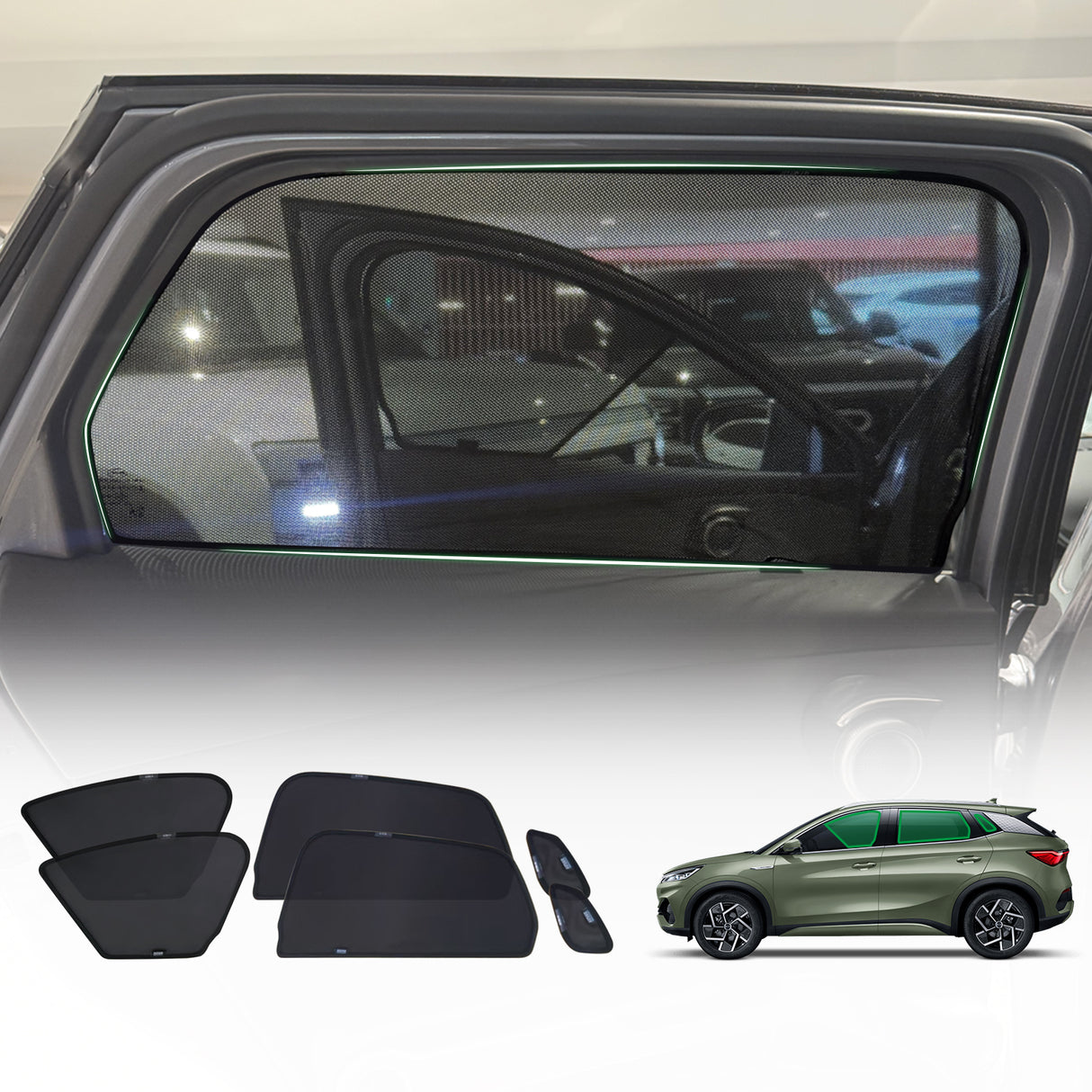 Magnetic Window Sun Shade for BYD ATTO 3 2022-Onwards