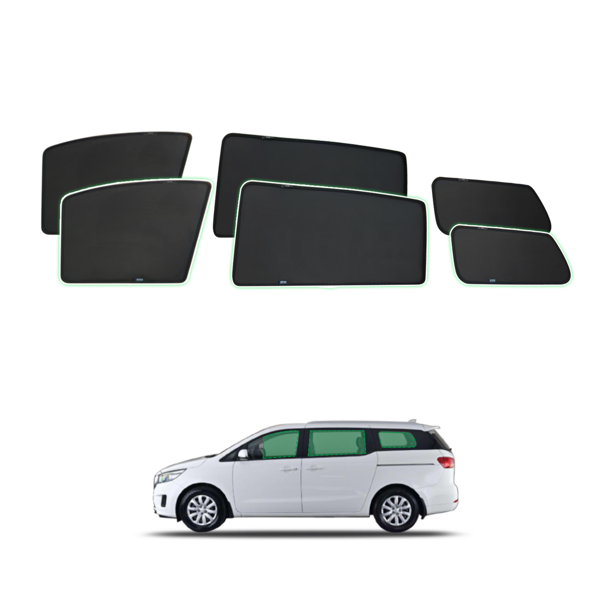 Magnetic Window Sun Shade for KIA Carnival 2014-2020