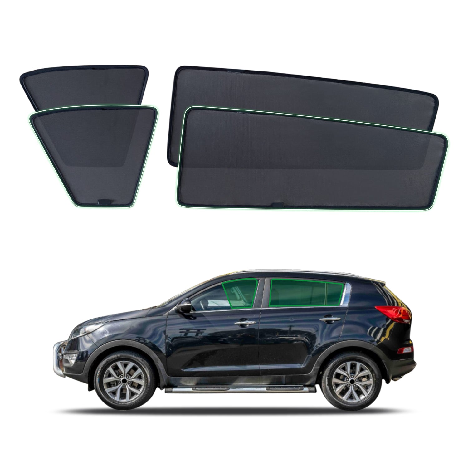 Magnetic Window Sun Shade for KIA Sportage SL Series 2010-2015