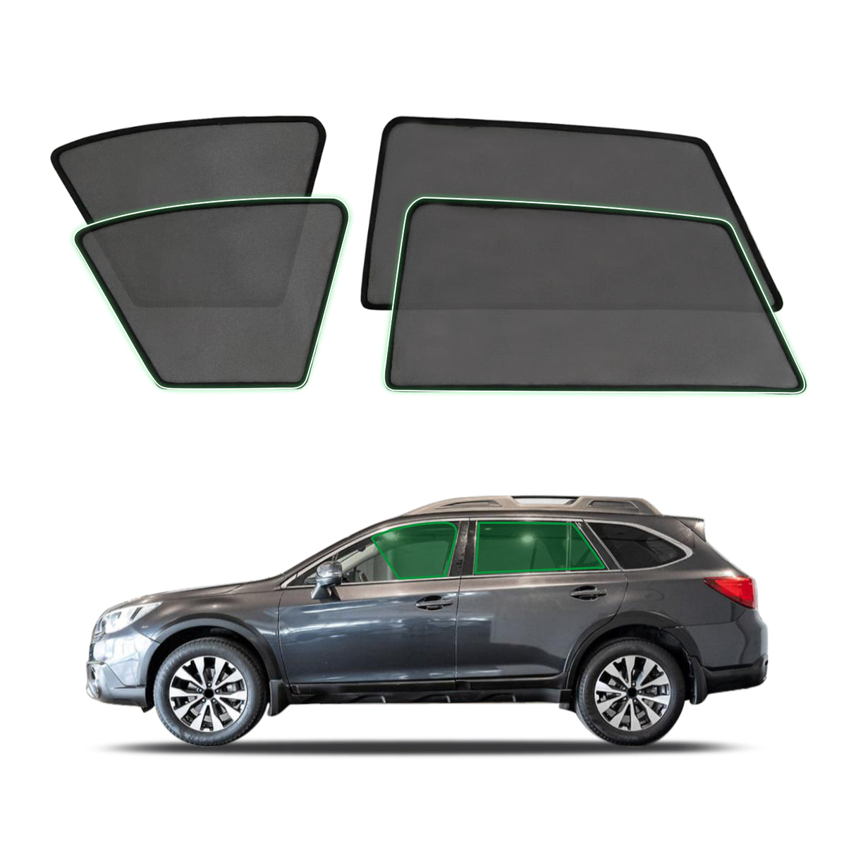 Magnetic Window Sun Shade for Subaru 5 Gen Outback 2014-2020