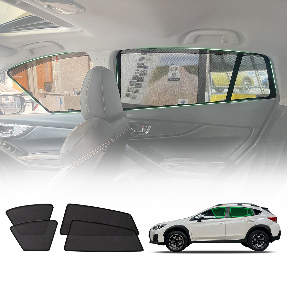 Magnetic Window Sun Shade for Subaru XV G5X 2017-Onwards