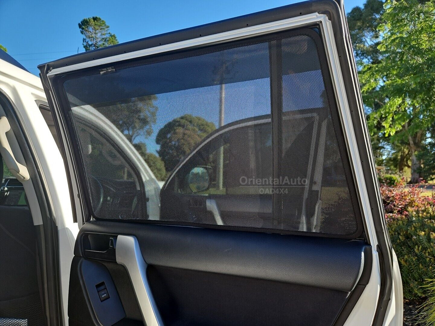 6PCS Magnetic Sun Shade for Toyota Prado 150 2009+ Window Sun Shades UV Protection Mesh Cover