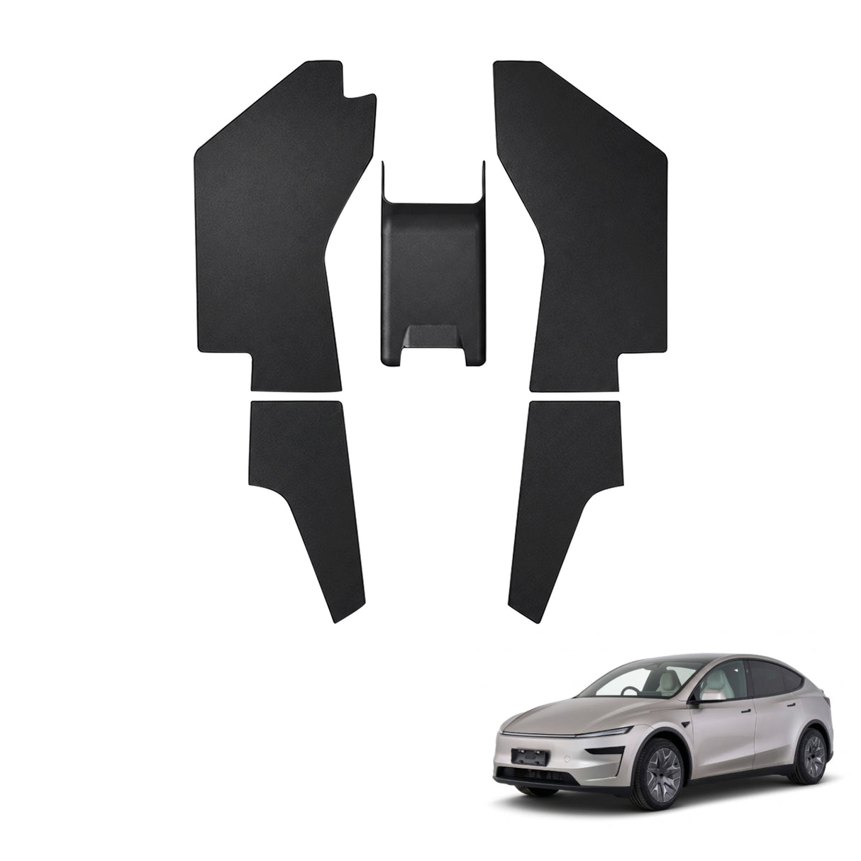 Centre Console Side Kick Protector Mats for Tesla Model Y L 2026-Onwards