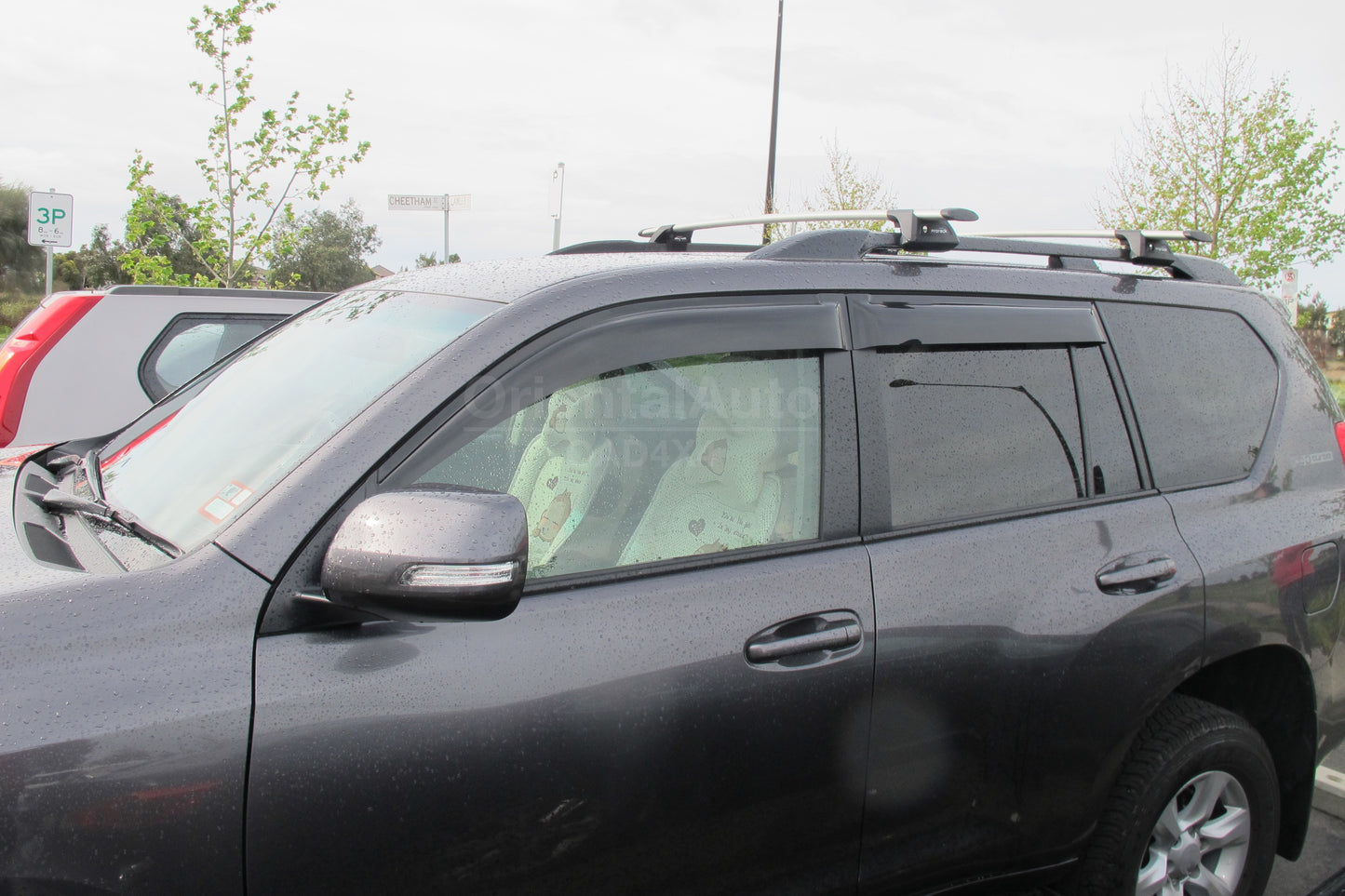 Injection Modeling Bonnet Protector & Weathershield for Toyota Land Cruiser Prado 150 2018+ Hood ProtectorGuard Weather Shields Window Visor
