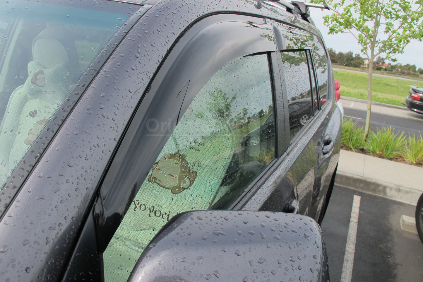 Premium Weathershields Weather Shields Window Visor For Toyota Land Cruiser Prado 150 2009+