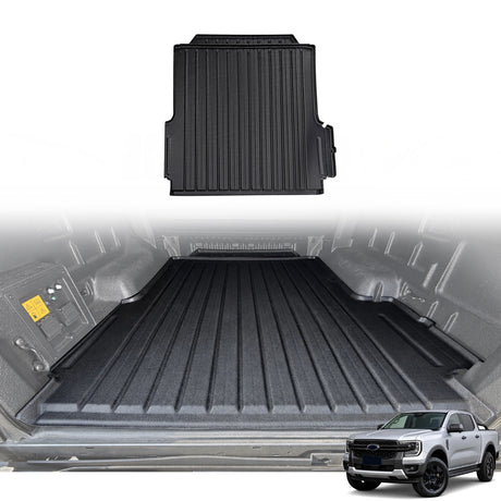 Ute Mat for Ford Ranger Dual Cab 2022-Onwards Fitted with Factory Plastic Tub Liner
