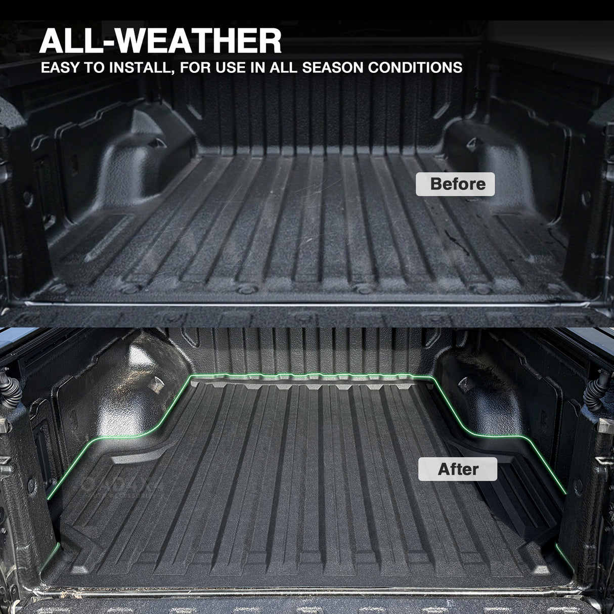 Ute Mat for KIA Tasman 2025-Onwards with Factory Plastic Tub Liner