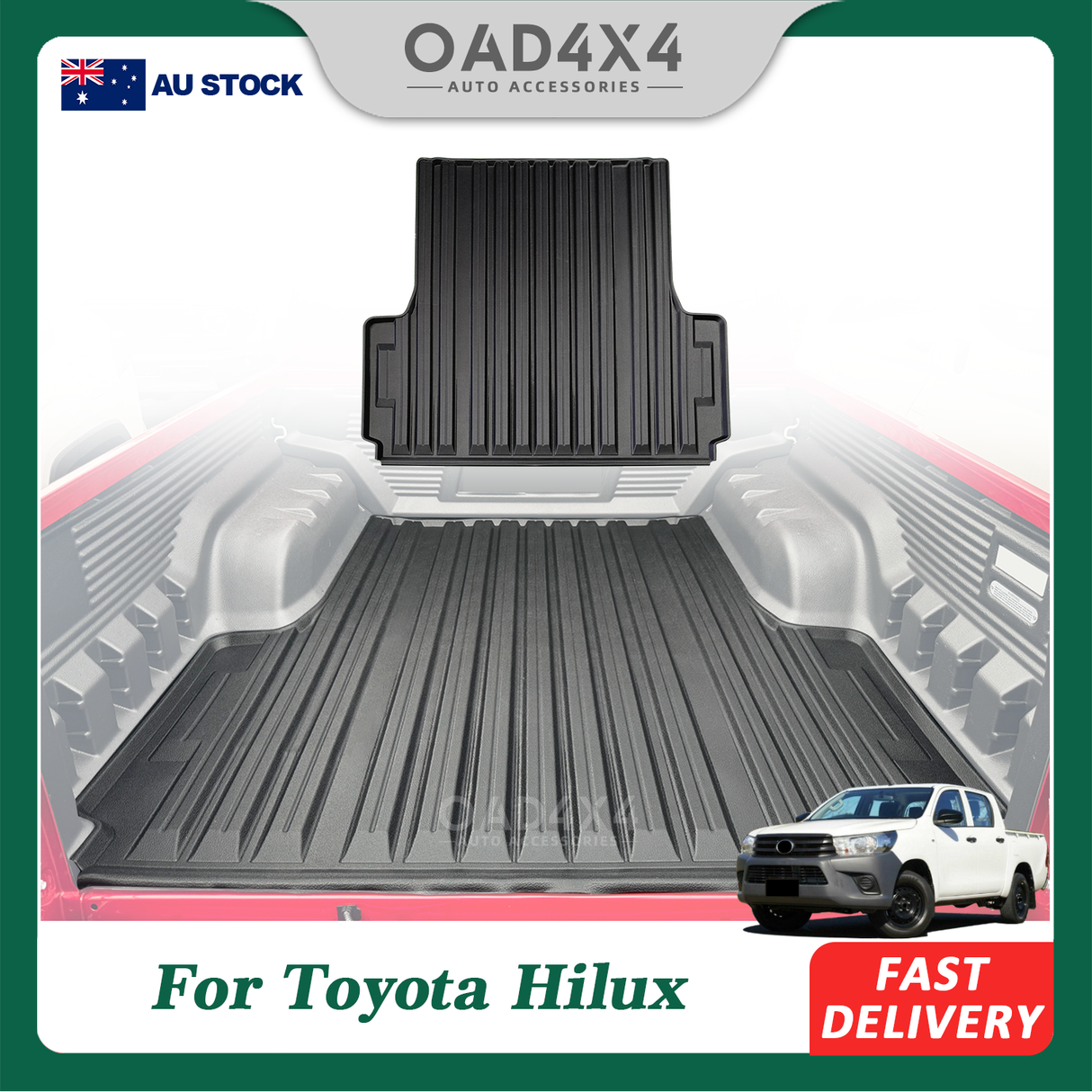 Pre-order Ute Mat for Toyota Hilux Dual Cab GR Sport/Rogue/Rogue 48V 2015-Onwards