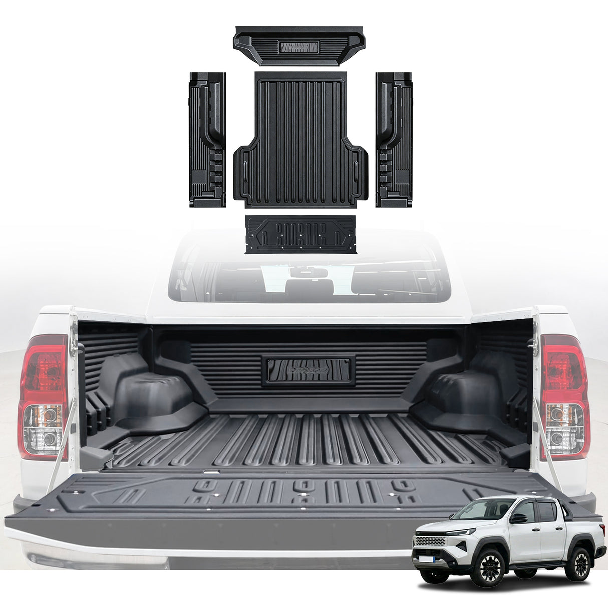 5 Piece Tub Liner for Toyota Hilux Dual Cab 2026-Onwards