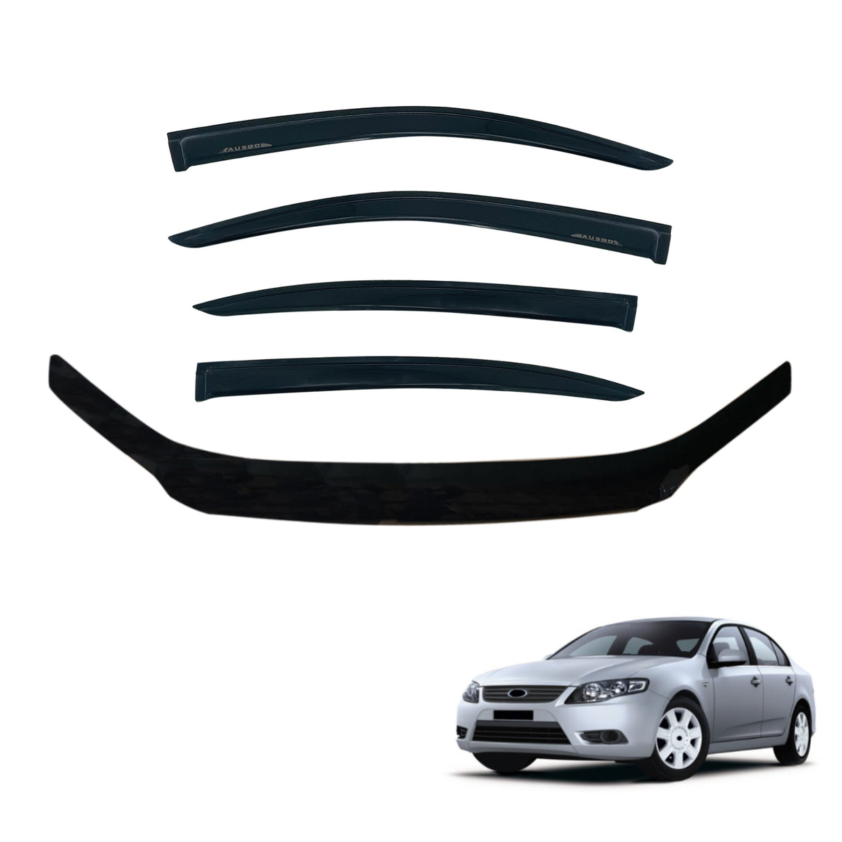 Bonnet Protector & Luxury Weathershields for Ford Falcon FG 2008-2014
