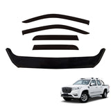 Bonnet Protector & Luxury Weather Shields for Great Wall Steed Dual Cab 2016-2020