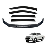 Bonnet Protector & Injection Weather Shield for Toyota Hilux Dual Cab 2015-2020