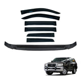 Bonnet Protector & Widened Weathershields for Toyota Land Cruiser 200 Series 2007-2015 6PCS