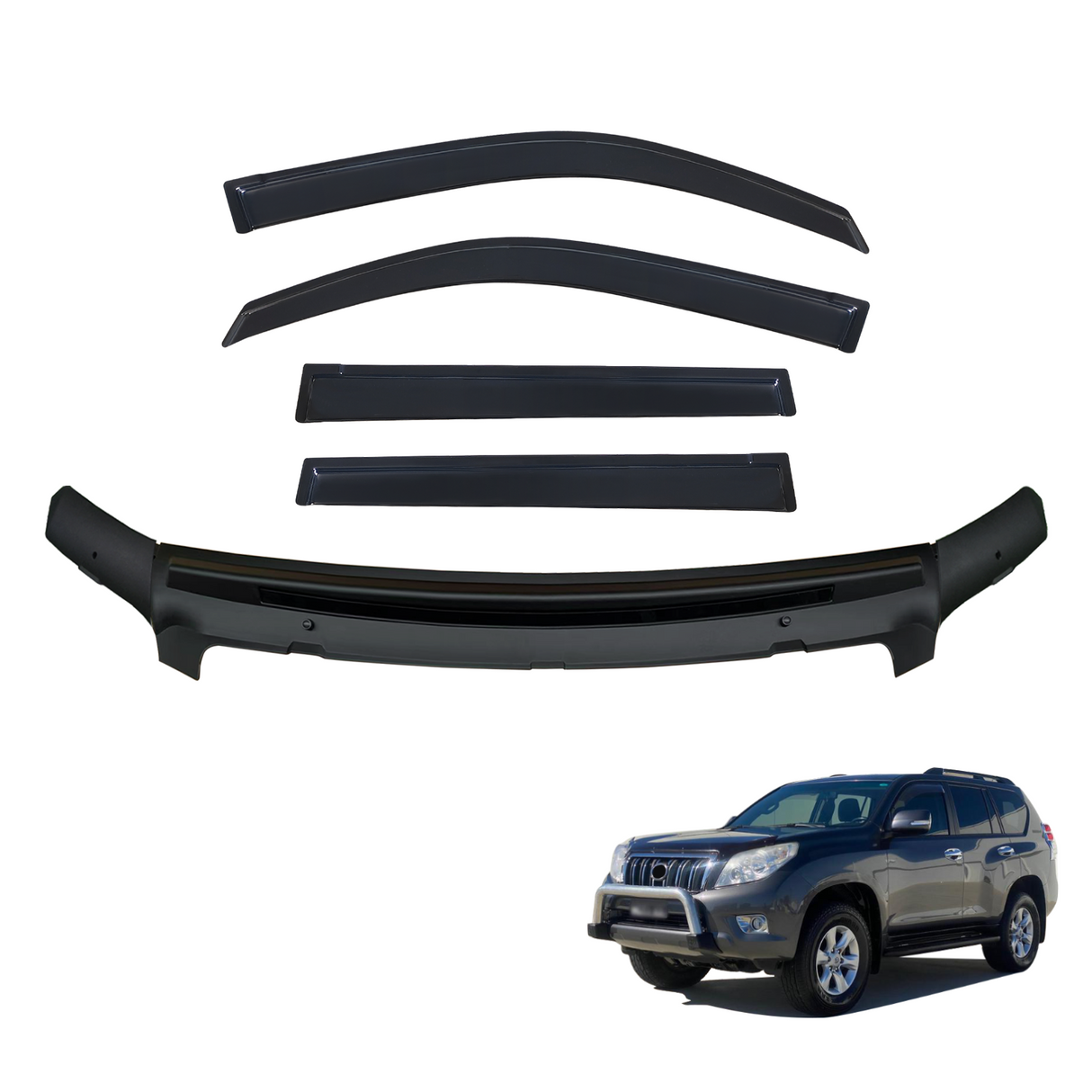 Bonnet Protector & Weather Shields for Toyota Prado 150 2010-2013