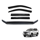 Bonnet Protector & Luxury Weather Shields for Toyota Land Cruiser Prado 150 2018-2024