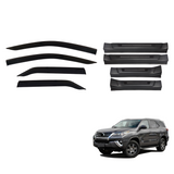 Weather Shields & Door Sill Protector for Toyota Fortuner 2015-Onwards