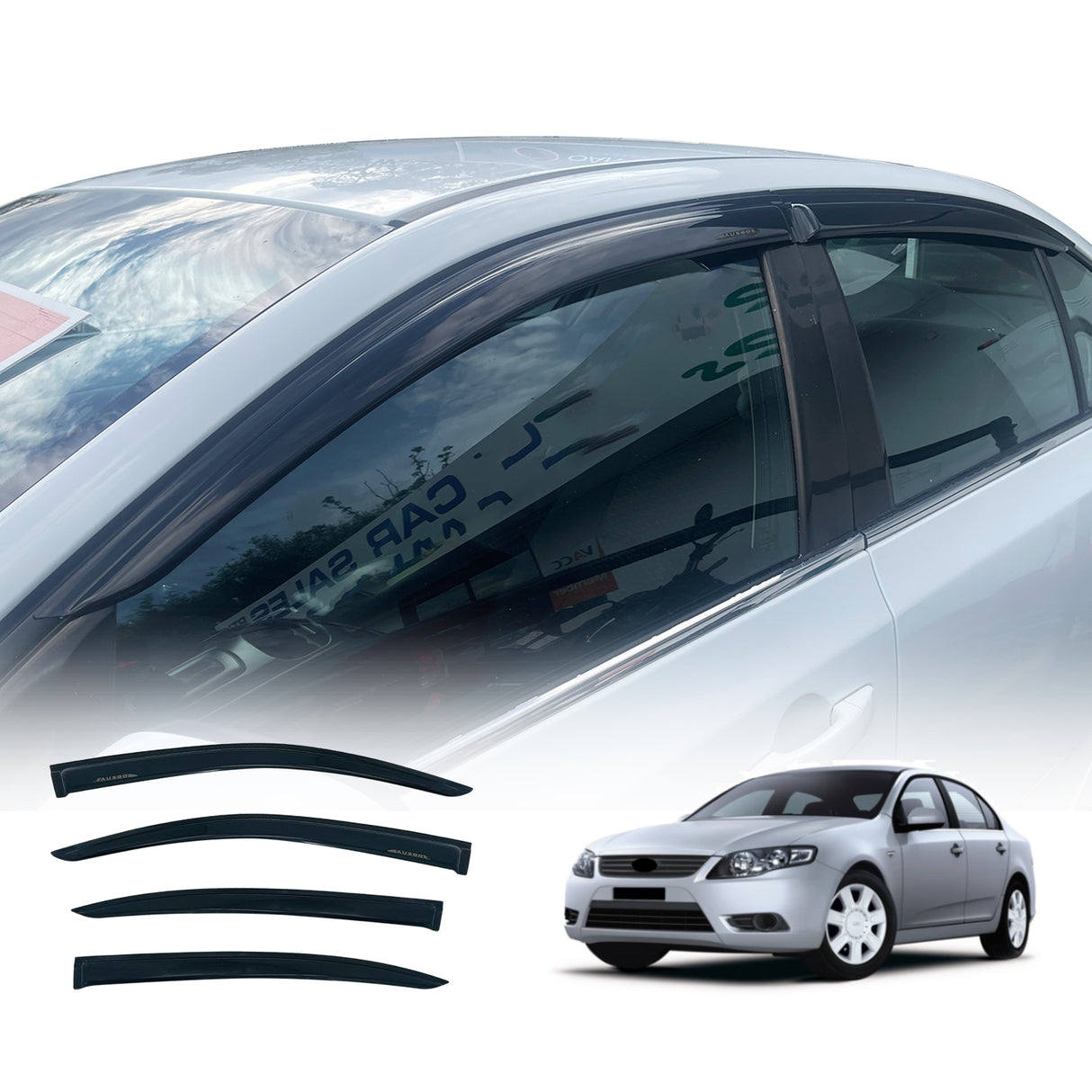 Luxury Weather Shields for Ford Falcon FG 2008-2019