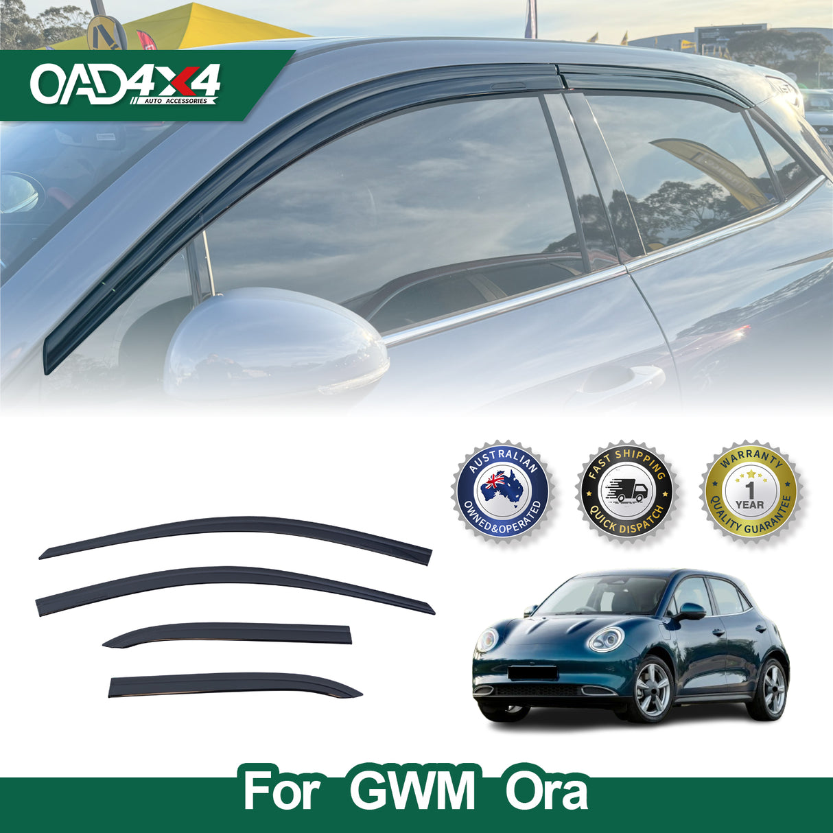 Injection Weather Shields for GWM Ora 2023-Onwards