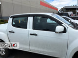 Injection Weather Shields for ISUZU D-MAX DMAX Dual Cab 2012-2020