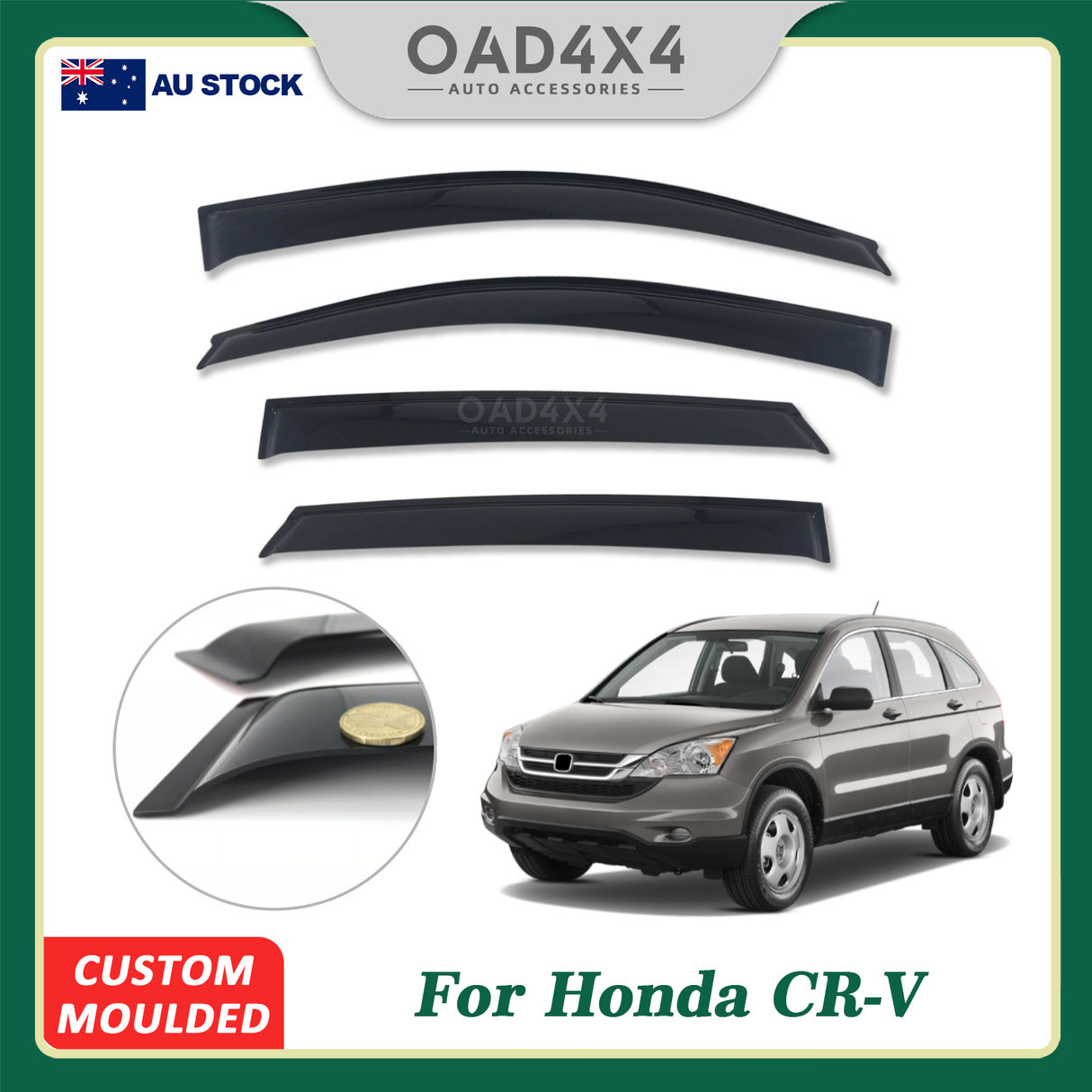 Weather Shields for Honda CRV RE Series 2007-2012