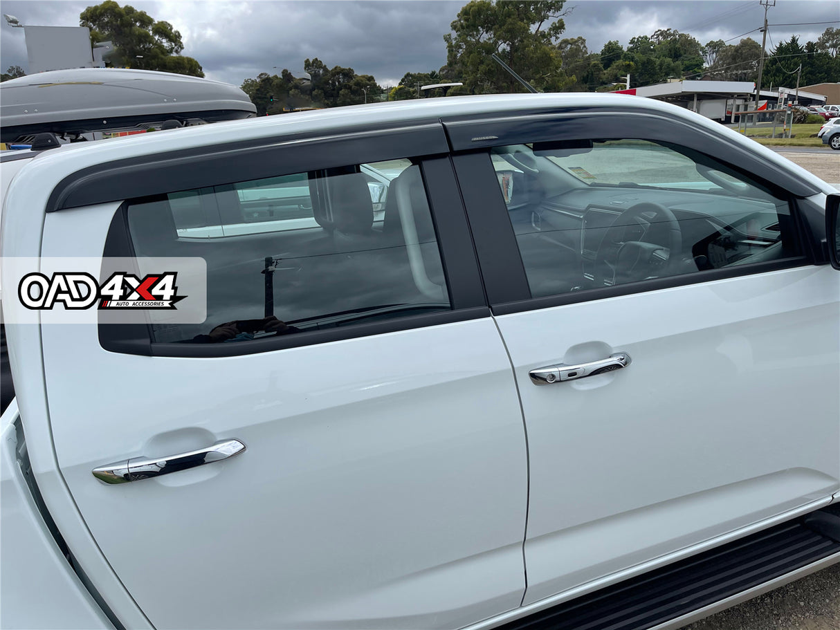 Injection Weather Shields for Mazda BT50 BT-50 Dual Cab 2020-Onwards