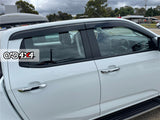 Injection Weather Shields for Mazda BT50 BT-50 Dual Cab 2020-Onwards
