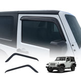 Luxury Weather Shields for Jeep Wrangler JK Series 2007-2018 2PCS