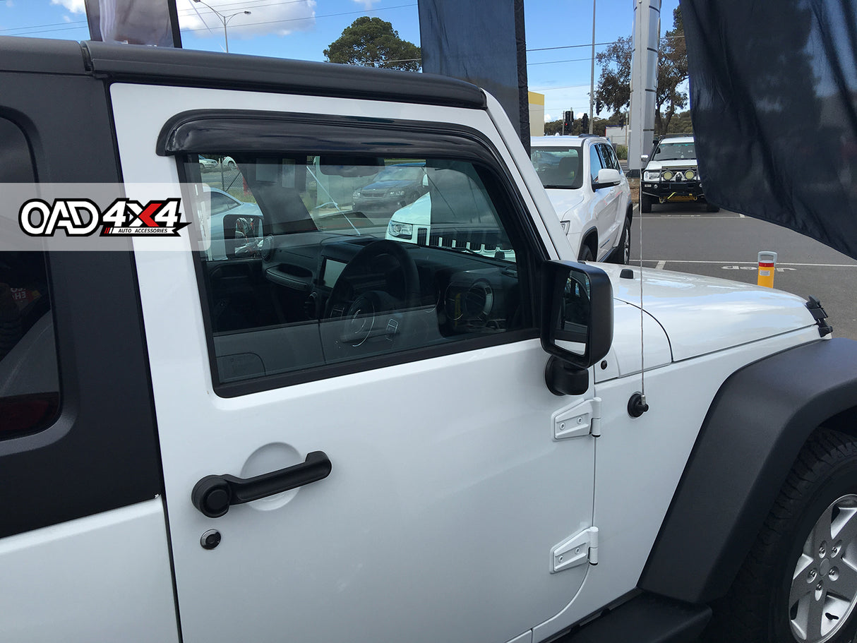 Luxury Weather Shields for Jeep Wrangler JK Series 2007-2018 2PCS