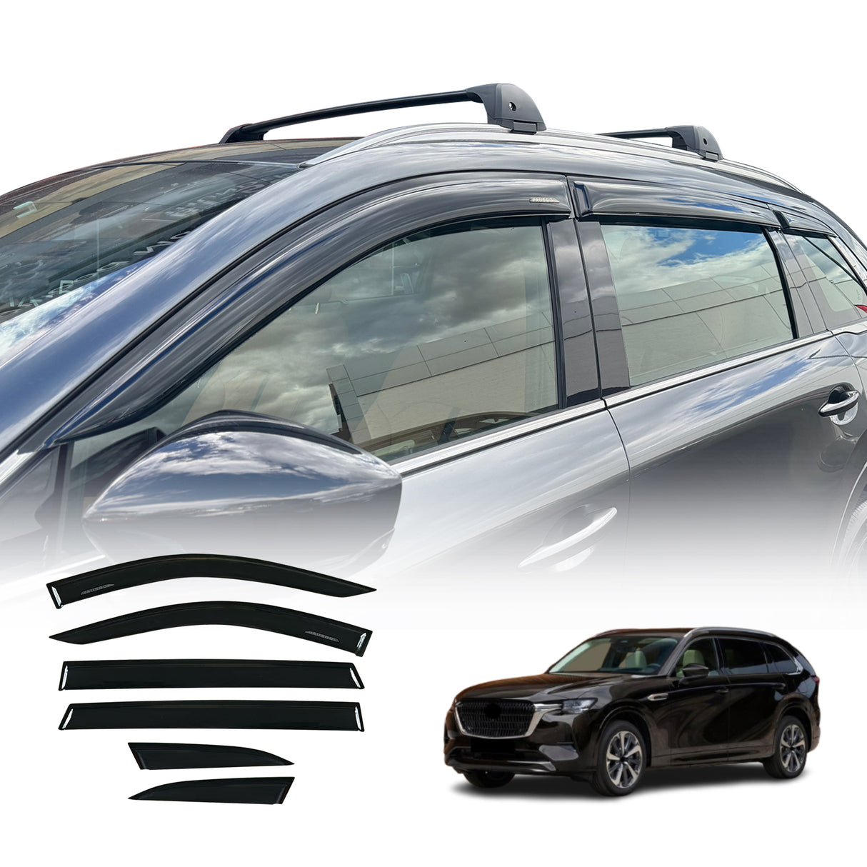 Weather Shields for Mazda CX-80 CX80 2024-Onwards