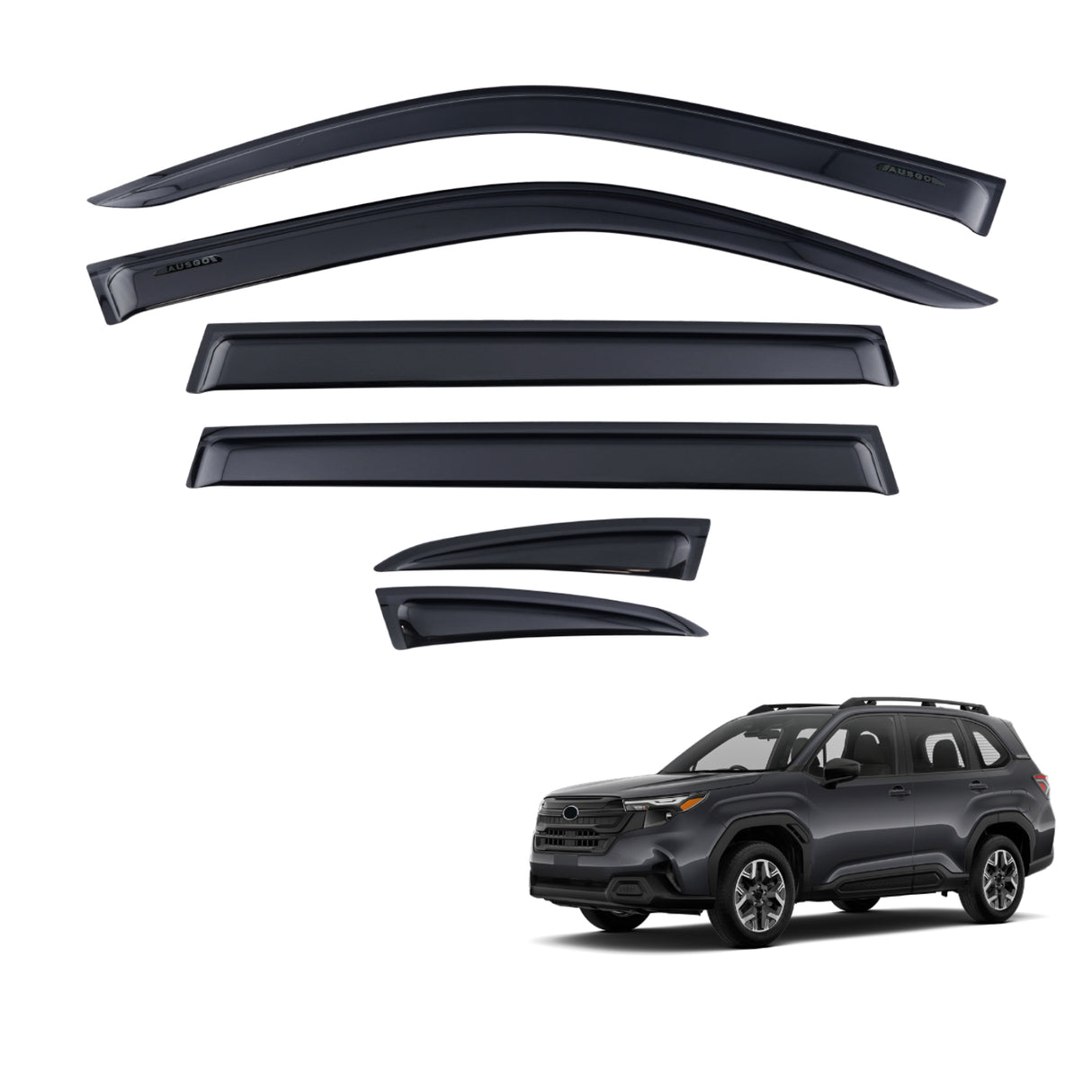 Luxury Weather Shields for Subaru Forester 2025-Onwards 6PCS