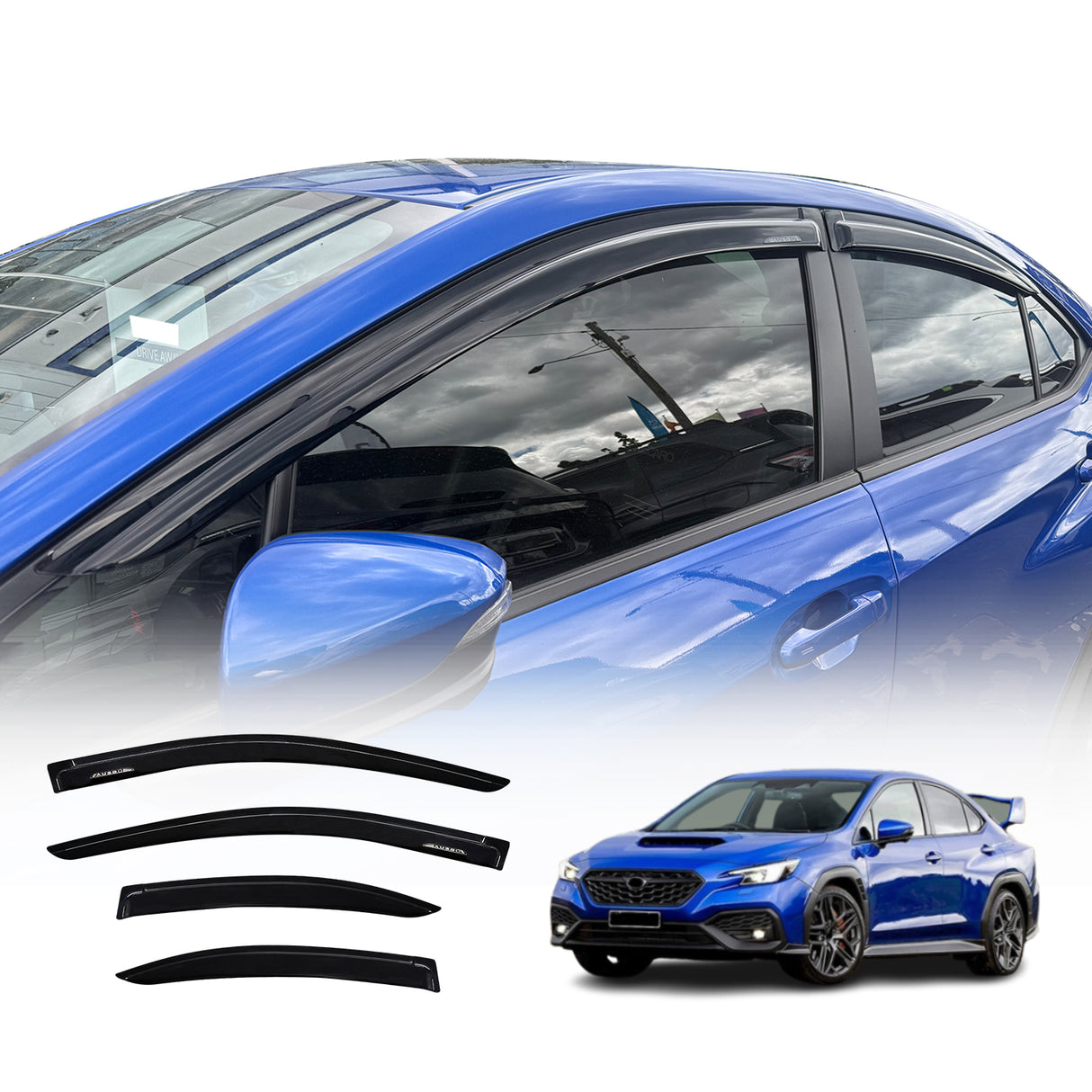 Luxury Weather Shields for Subaru WRX Sedan 2022-Onwards