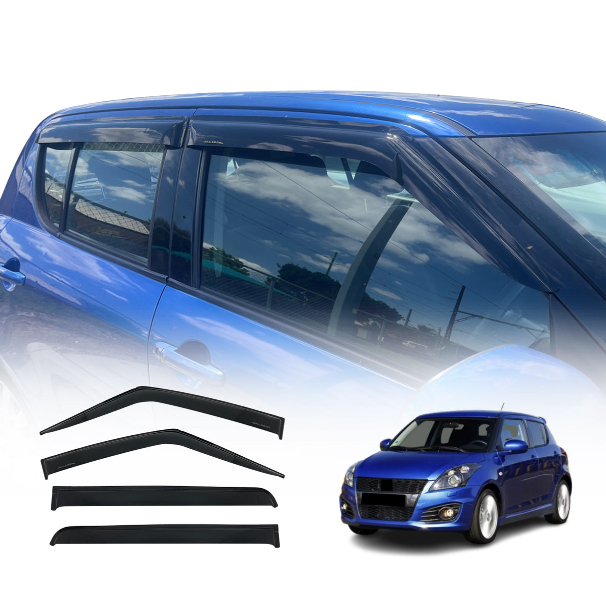 Weather Shields for Suzuki Swift FZ Series 2011-2017
