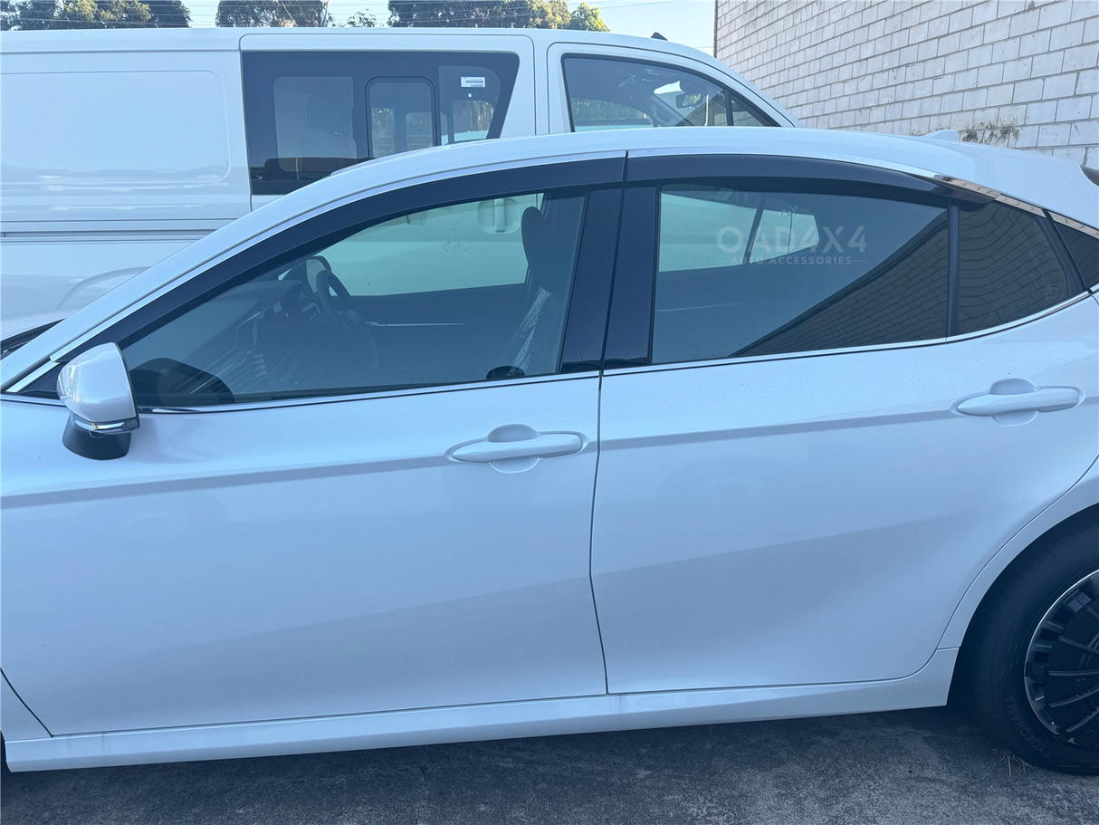 Stainless Edge Weather Shields for Toyota Camry 2024-Onwards
