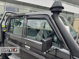 Weather Shields for Toyota Land Cruiser 70 76 79 Series 2007-Onwards