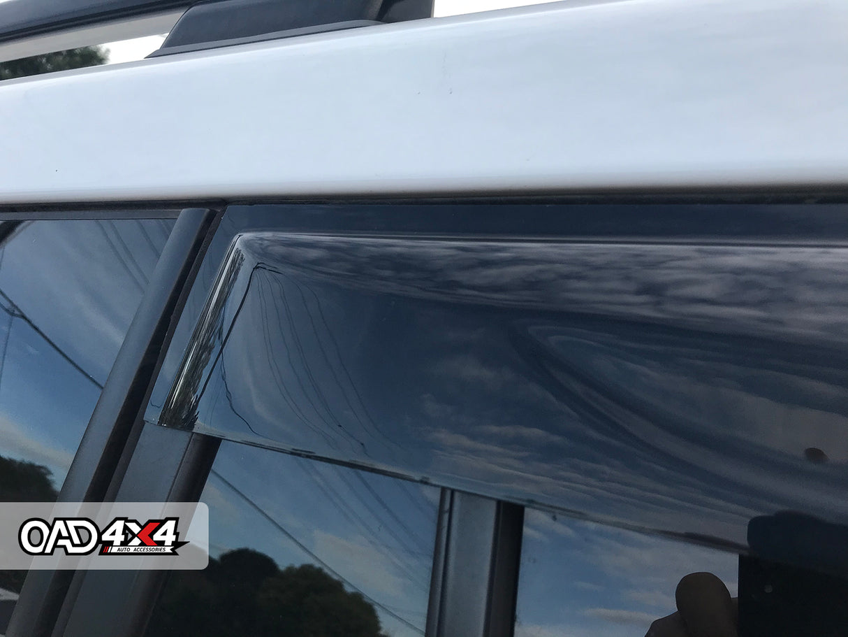 Bonnet Protector & Luxury Weathershields for Toyota Land Cruiser Prado 150 2018-2024