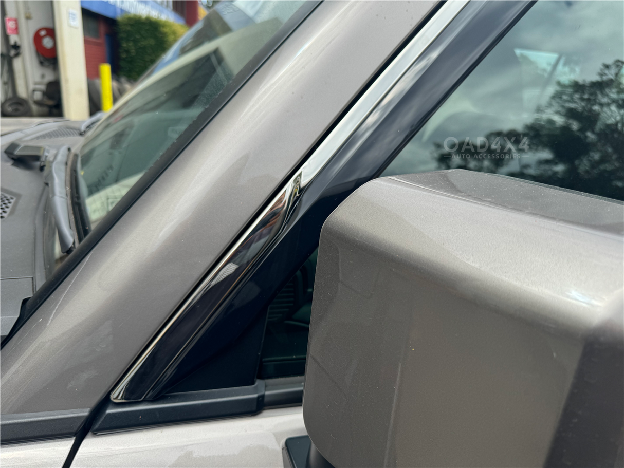 Stainless Edge Weather Shields for Lexus GX550 2024-Onwards 6PCS