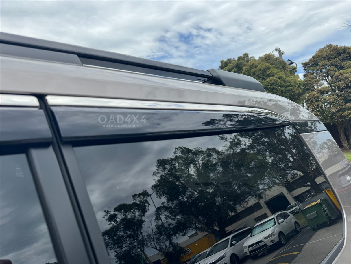 Stainless Edge Weather Shields for Lexus GX550 2024-Onwards 6PCS