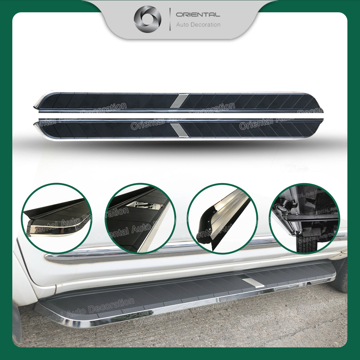 Black Aluminum Side Steps/Running Board for HAVAL H6 B01 series 2021+ #MC