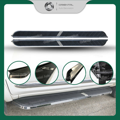 Black Aluminum Side Steps/Running Board For Toyota Kluger 2013-2020 #MC