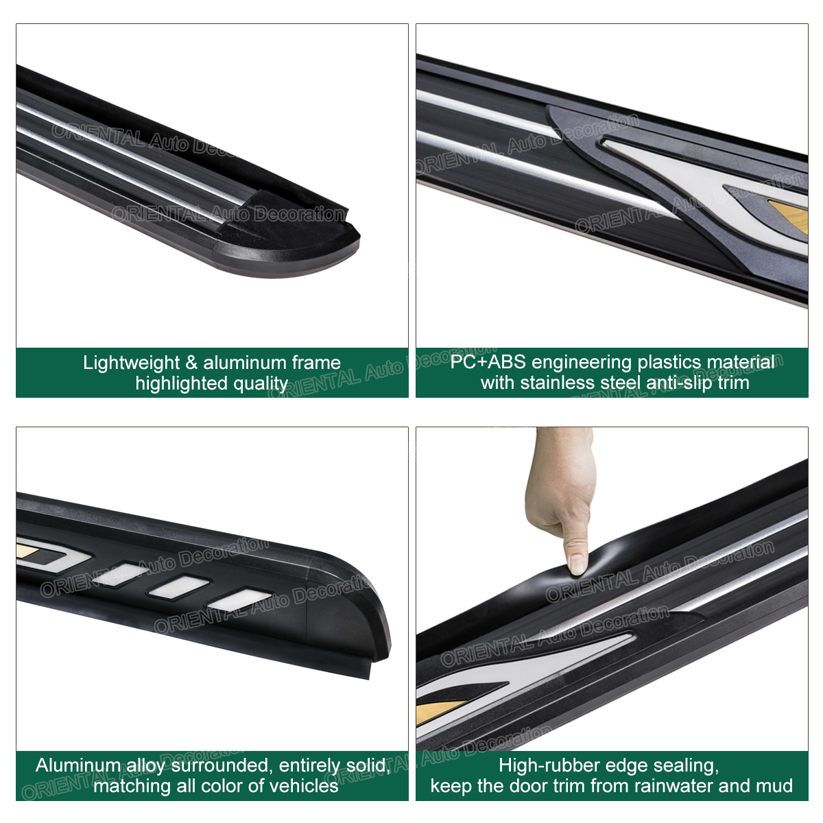 Aluminum Side Steps Running Board For Nissan Pathfinder R52 14-21 #ZY